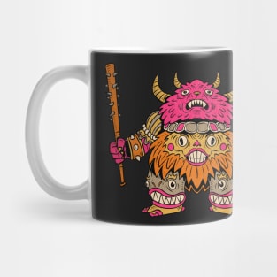 Bear Demon Chicken Hunter Totem Mug